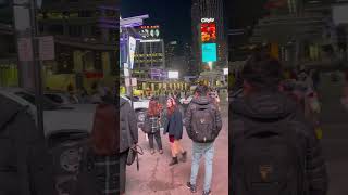 YongeampDundas square night vibes torontocitylife  youtubeshort short [upl. by Goldie382]