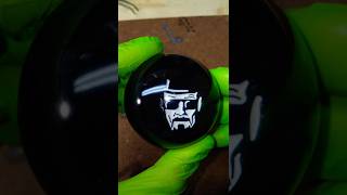 Walter White shift knob breakingbad shiftknob hotrod gold diy satisfying amc custom resin [upl. by Kieffer]