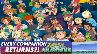 ALL of Ash Ketchums Companions amp Rivals FINALLY RETURN in Pokémon Journeys [upl. by Leirrad]