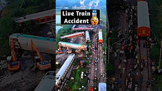 Indian live Train Accident accident shorts [upl. by Ahsiemac]