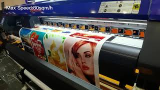 Skycolor Large Format Eco Solvent Printer SC6162TS for banners [upl. by Eceeryt]