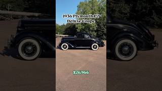 🚗 Rare PreWar Gem 1936 Plymouth P2 Deluxe Coupe  Art Deco Classic  Flathead 6 classiccar [upl. by Ronny383]