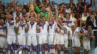 WM 2014 Deutschland ist Weltmeister  Siegerehrung Deutschland  Argeninien 10 [upl. by Adiam]