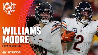 Williams Moore talk offensive chemistry  Chicago Bears [upl. by Stephie]