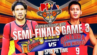 🔴LIVE PBA SMB VS GINEBRASEMIFINALS GAME 3 LIVE SCORE smbliveupdate ginebraliveupdate pbalive [upl. by Norwood]