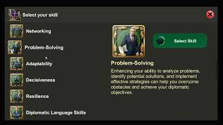 Top Diplomat Game  Skills List [upl. by Domash]