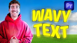 How To Make Wavy Text Like Airrack in Premiere Pro [upl. by Norahs]