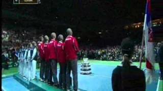 Serbia  France 2010 Davis Cup final [upl. by Halullat]