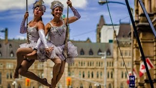 The Silver Starlets  Glam Glitz and Glitter of an all female aerial show [upl. by Finbar]