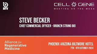 Broken String Biosciences Steve Becker talks to IBTV at Meeting on the Mesa in Phoenix [upl. by Leuname]