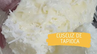 Cuscuz de Tapioca Fácil [upl. by Eilitan]