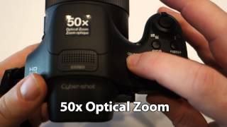 Sony DSCHX300 50X Zoom Camera Review HD [upl. by Gausman]