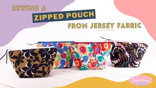 How to sew a pouch from stretch fabric [upl. by Lytsirk]