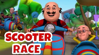 SCOOTER RACE  MOTU PATLU  Season 1  EP 02  Kids Only [upl. by Boesch]