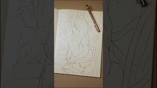 Drawing with pen drawwithme [upl. by Ahsitra]