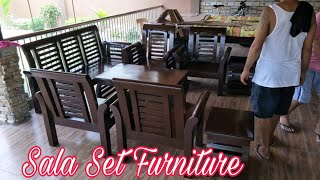 Wooden Sala Set Furniture Made To Order in Philippines [upl. by Nhguahs758]