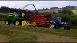 CYRIL MAGUIRE AGRI CONTRACTOR lifting silage co cork [upl. by Nnyllatsyrc]