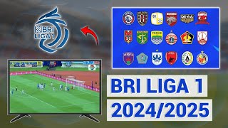 Cara Nonton Live BRI Liga 1 20242025  Seluruh Pertandingan [upl. by Annahvas]