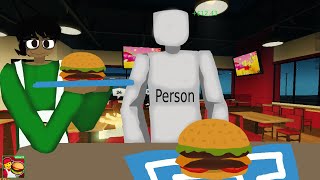 Cooking Burgers with random people  SEASON 2 Burger Game 🍔  Roblox [upl. by Sapowith232]