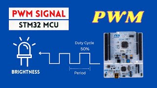 Generate PWM Signal in STM32 Microcontroller Brightness Control of LED [upl. by Anyela656]