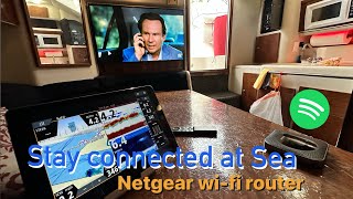 Searious Connectivity How I Get WiFi on My lil Yacht  Netgear wifi router [upl. by Ardell]