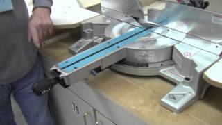 20130329 Safety Demo Makita Compound Miter Saw [upl. by Lunette]