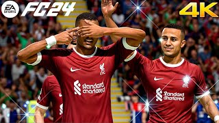 FC 24  Liverpool Fc vs Brest fc  UEFA champions league semi Final  4k gameplay Xbox [upl. by Enamart746]