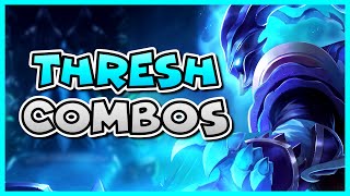 THRESH COMBO GUIDE  How to Play Thresh Season 14  League of Legends [upl. by Enitsud]