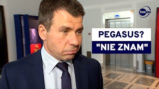 Miał zeznawać ws Pegasusa kiedyś mówił że nie zna tej nazwy Archiwum TVN24 [upl. by Boj669]