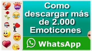 EMOTICONES para WHATSAPP 100 Gratis [upl. by Beeck]