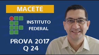 Questão 24 prova do IFES 2017  PROVA RESOLVIDA  Observe o arco de circunferência representado no [upl. by Ecirtnahs]