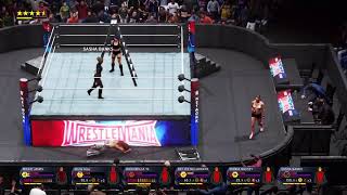 Ladder Match  Mickie James vs Bayley vs Sasha Banks vs Ronda Rousey vs Nikki Bella vs Gloria Gray [upl. by Bobette]