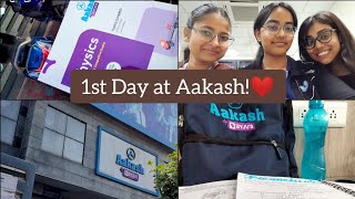 My first day at Aakash📚 NEET aspirant🩺 HOSTEL edition [upl. by Schreiber]