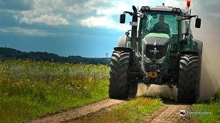 Challenger Terra Gator am Gülle eingrubbern mit 2 Zubringer Fässern [upl. by Aneej]