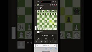 Avoid this during kings gambit chess brilliant brilliantmove [upl. by Esinel]