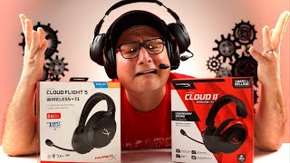 HyperX Cloud 2 VS Flight S Wireless Gaming Headsets [upl. by Aifas]