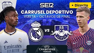 🏆⚽️ REAL MADRID vs RB LEIPZIG  Octavos Champions League EN DIRECTO [upl. by Humbert]