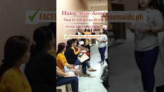 Walang budget pangapply Panuorin mo ito housemaidsph recruitment maids hiring local [upl. by Joya712]