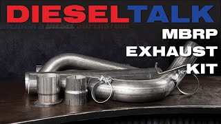 DIESEL TALK  MBRP EXHAUST KIT [upl. by Gnagflow]