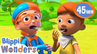 What Happens When You Burp  Learn with Blippi  Blippi Wonders Educational Videos for Kids [upl. by Kier147]