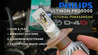 Philips Ultinon Pro5000  Tutorial Pemasangan di Toyota Grand New Kijang Innova ultinonpro5000 [upl. by Nylareg]