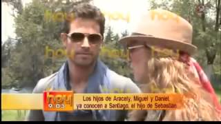 Sebastin Rulli y Aracely Armbula hablaron de su relacin con Jorge Ugalde para Hoymp4 [upl. by Yttel717]