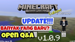 MCPE UPDATE 109 APA YANG BARU  OPEN QNA [upl. by Adnorahc]