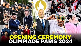 OPENING CEREMONY OLIMPIADE PARIS 2024 PALING BEDA DALAM SEJARAH [upl. by Oitaroh]