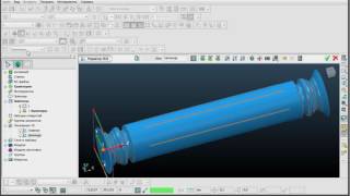 Создание балясины в PowerShape и создание УП каннелюров в PowerMill [upl. by Nauqram883]