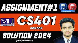 CS401 Assignment No 1 Solution 2024  CS401 Assignment 1 CS401 Solution  NOVEMBER 2024 SOLUTION [upl. by Eilatan]