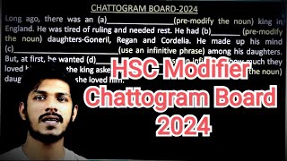 Modifier HSC  Chattogram Board 2024  chattogramboard2024 [upl. by Eizzil]