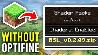 How To Use Shaders Without Optifine In Minecraft  Full Guide [upl. by Oicelem]