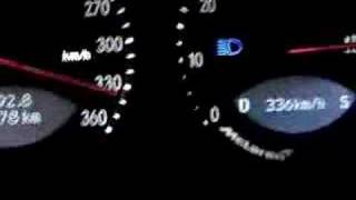 338kmh en McLaren SLR Option Auto 最高速 [upl. by Kcinimod]