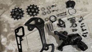 Full servicing Shimano Deore RDM5100 M6100M7100 Shimano derailleur and shadow clutch service [upl. by Anitnegra302]